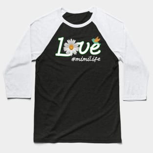 Love mimilife One Another Bird Daisy Flower Peace Baseball T-Shirt